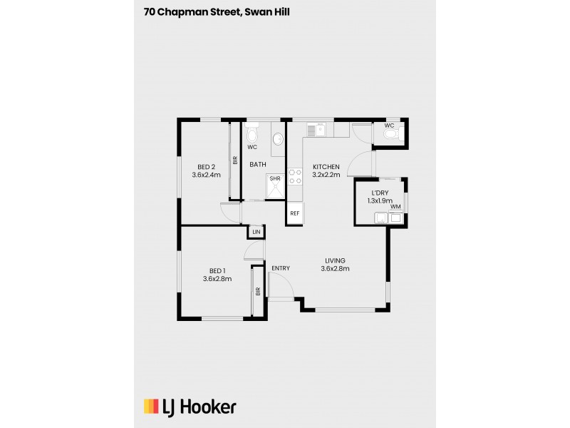 70 Chapman Street, Swan Hill VIC 3585 Floorplan