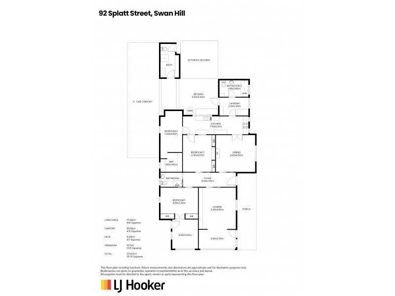 92 Splatt Street, Swan Hill VIC 3585 Floorplan