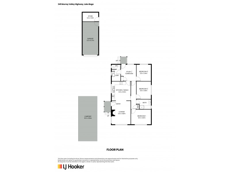 349 Murray Valley Highway, Lake Boga VIC 3584 Floorplan