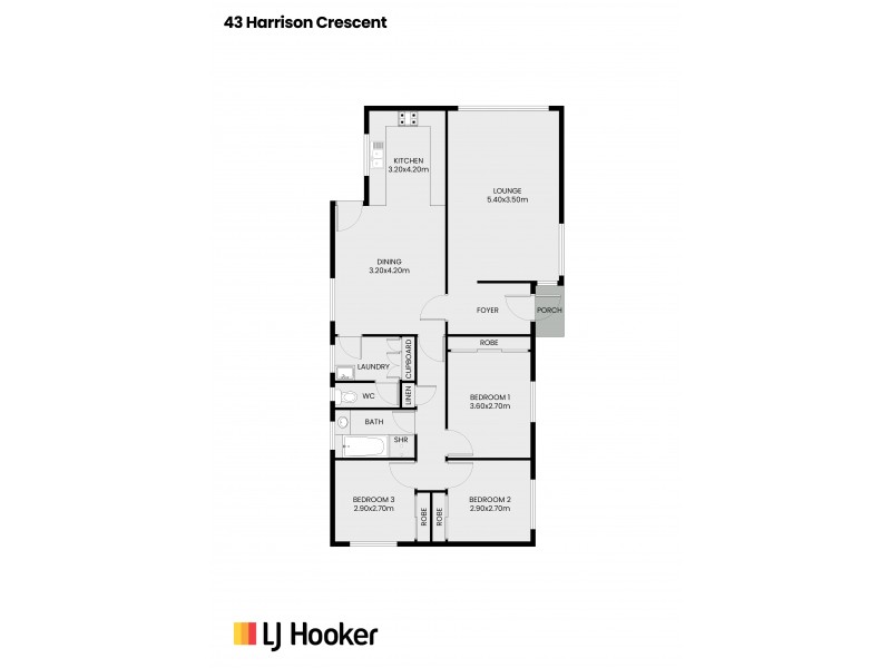 43 Harrison Crescent, Swan Hill VIC 3585 Floorplan