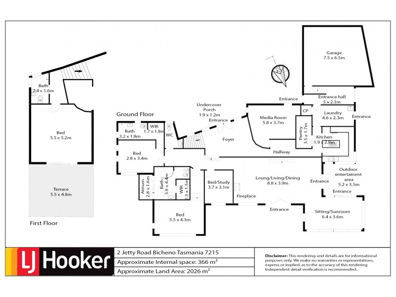 2 Jetty Road, Bicheno TAS 7215 Floorplan