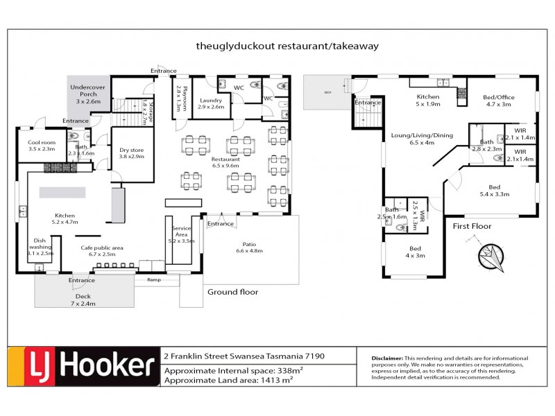 2 Franklin Street, Swansea TAS 7190 Floorplan