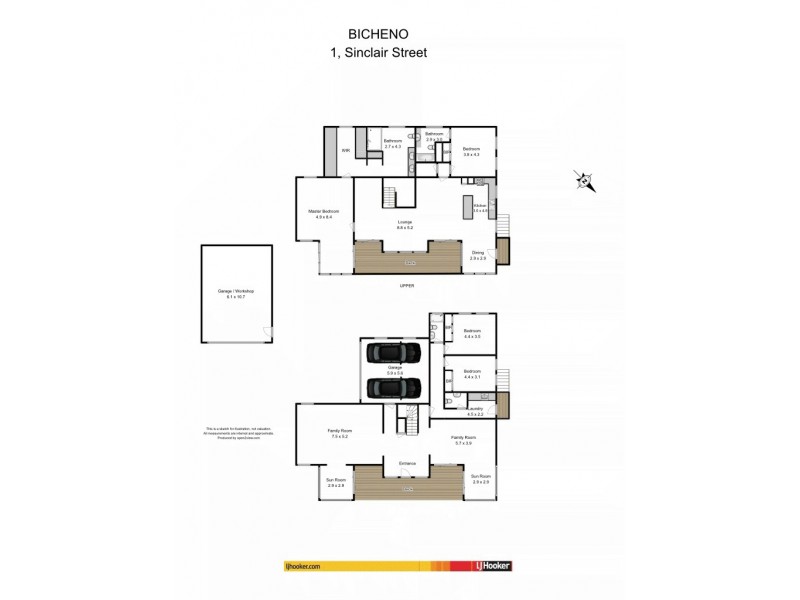 1 Sinclair Street, Bicheno TAS 7215 Floorplan
