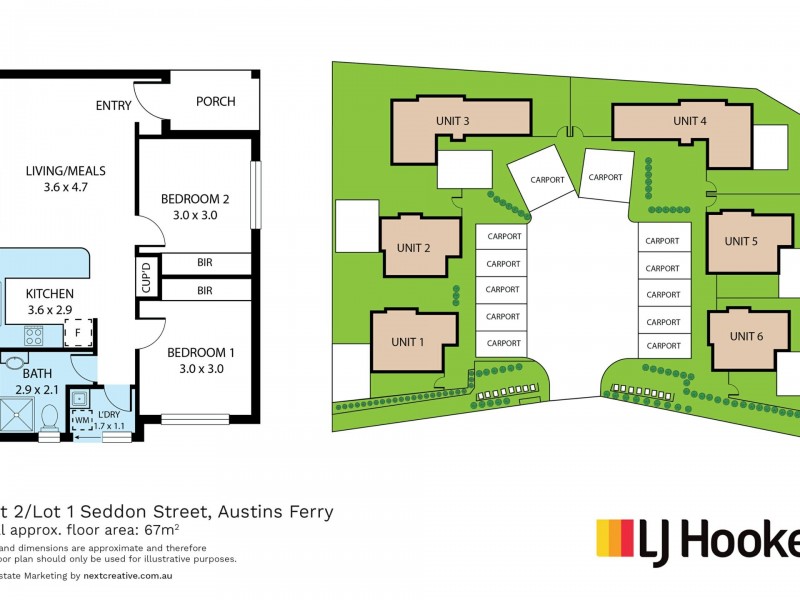 1-6/75 Seddon Street, Austins Ferry TAS 7011