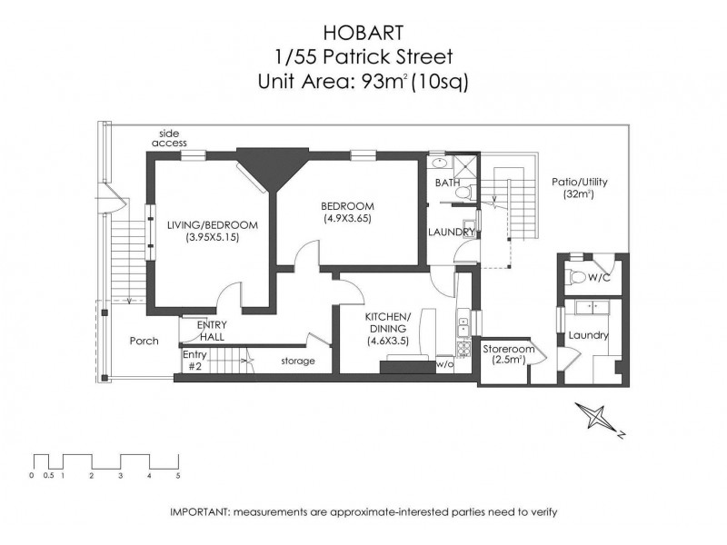 1/55 Patrick Street, Hobart TAS 7000