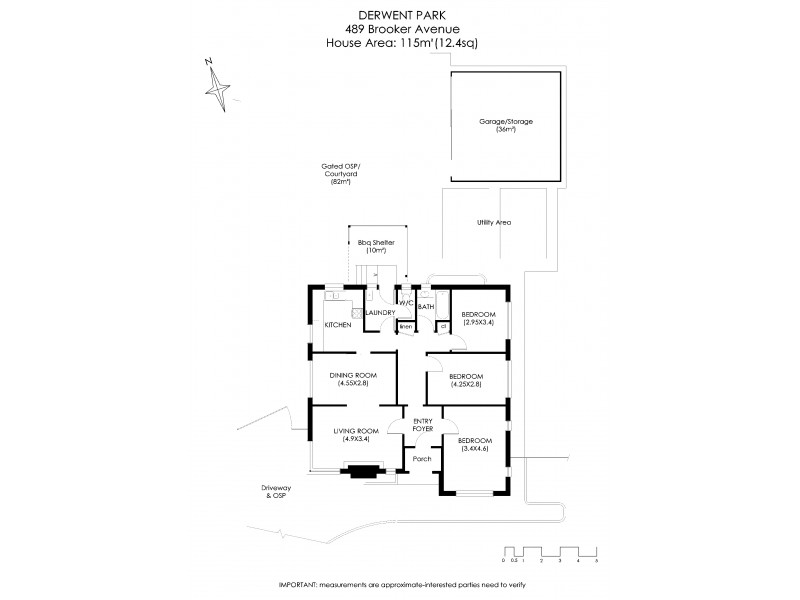 489 Brooker Highway, Derwent Park TAS 7009 Floorplan
