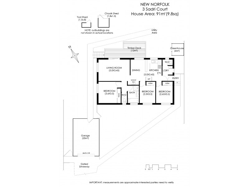 3 Sadri Court, New Norfolk TAS 7140 Floorplan