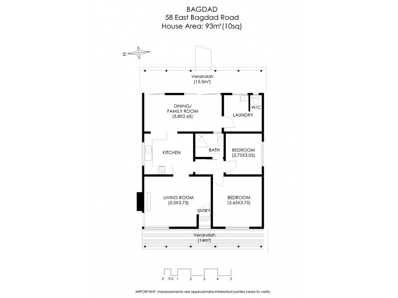 58 East Bagdad Road, Bagdad TAS 7030 Floorplan