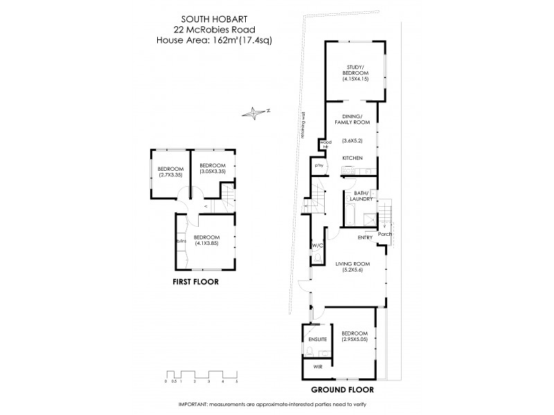 22 McRobies Road, South Hobart TAS 7004 Floorplan