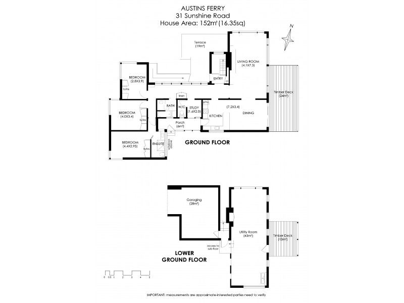 31 Sunshine Road, Austins Ferry TAS 7011 Floorplan