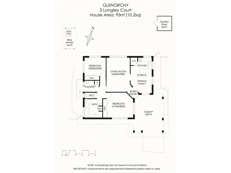 3 Longley Court, Glenorchy TAS 7010 Floorplan
