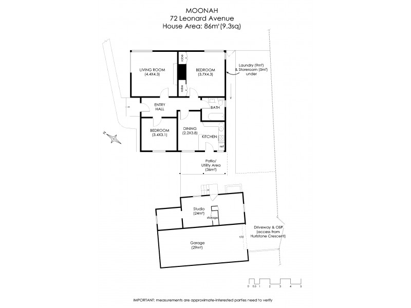 72 Leonard Avenue, Moonah TAS 7009 Floorplan