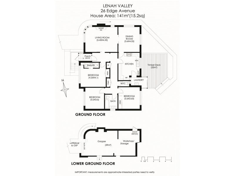 26 Edge Avenue, Lenah Valley TAS 7008 Floorplan