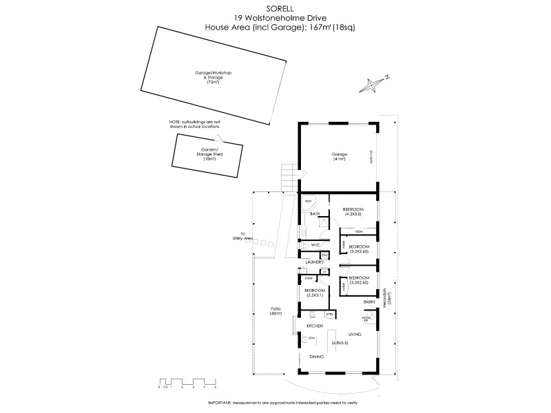 19 Wolstenholme Drive, Sorell TAS 7172 Floorplan