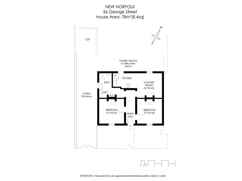 56 George Street, New Norfolk TAS 7140 Floorplan