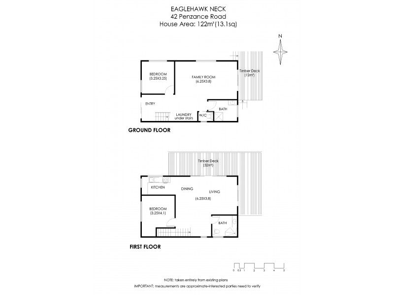 42 Penzance Road, Eaglehawk Neck TAS 7179 Floorplan