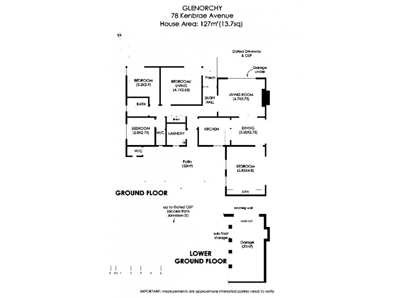 78 Kenbrae Avenue, Glenorchy TAS 7010 Floorplan