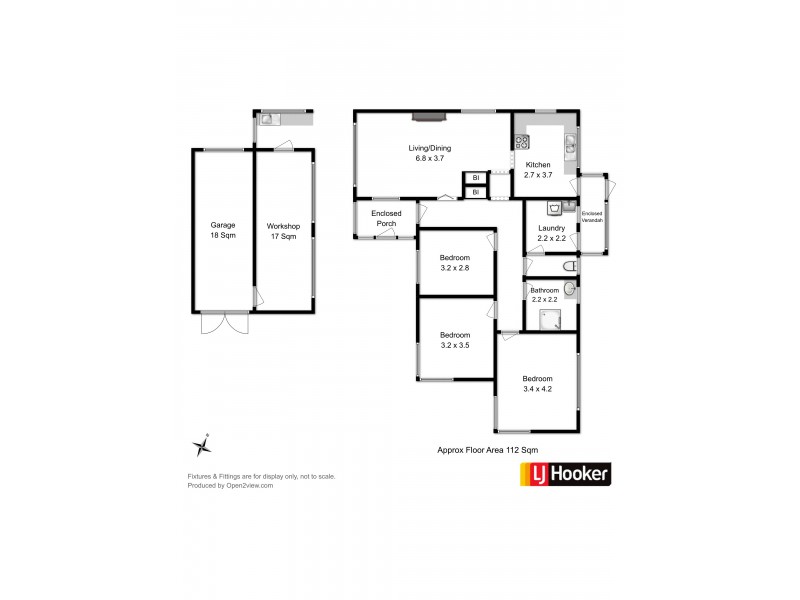2 Gloucester Crescent, Lutana TAS 7009 Floorplan