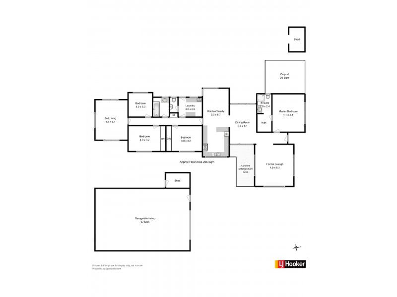 42 Honeywood Drive, Honeywood TAS 7017 Floorplan