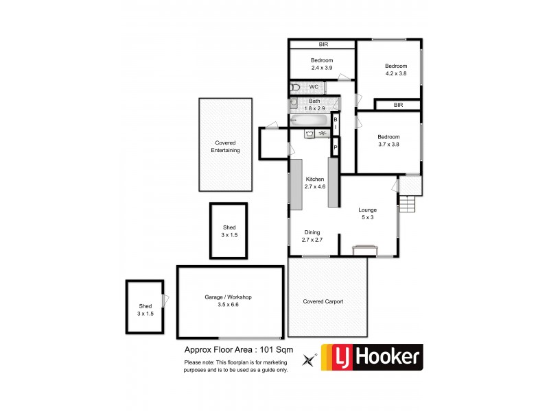71 Sycamore Road, Risdon Vale TAS 7016 Floorplan