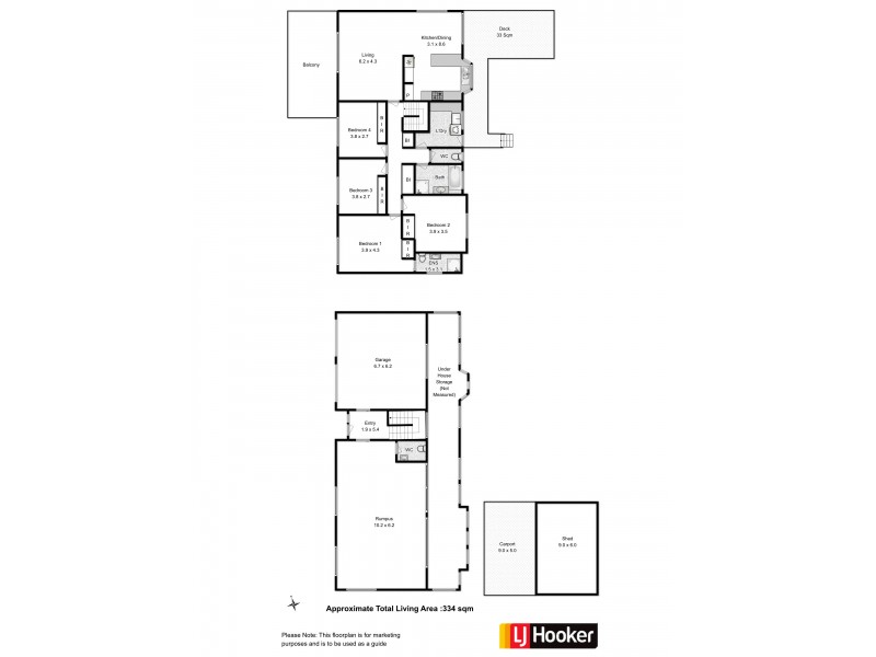 1 Elizabeth Street, Lewisham TAS 7173 Floorplan