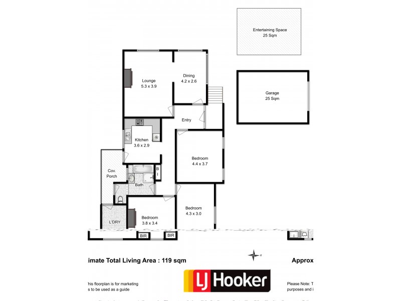 28 Gordon Avenue, Mount Stuart TAS 7000 Floorplan