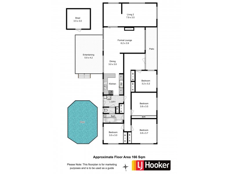 1 Hay Court, New Norfolk TAS 7140 Floorplan