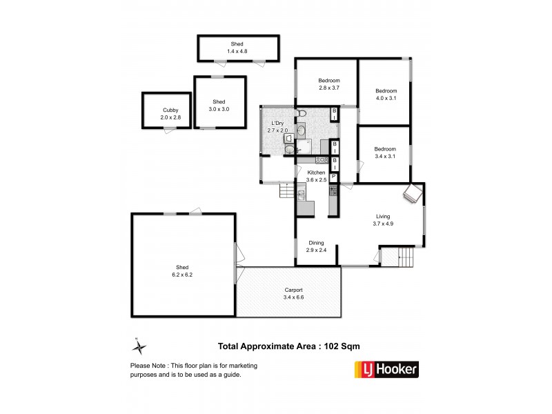 1 Laurel Street, Risdon Vale TAS 7016 Floorplan
