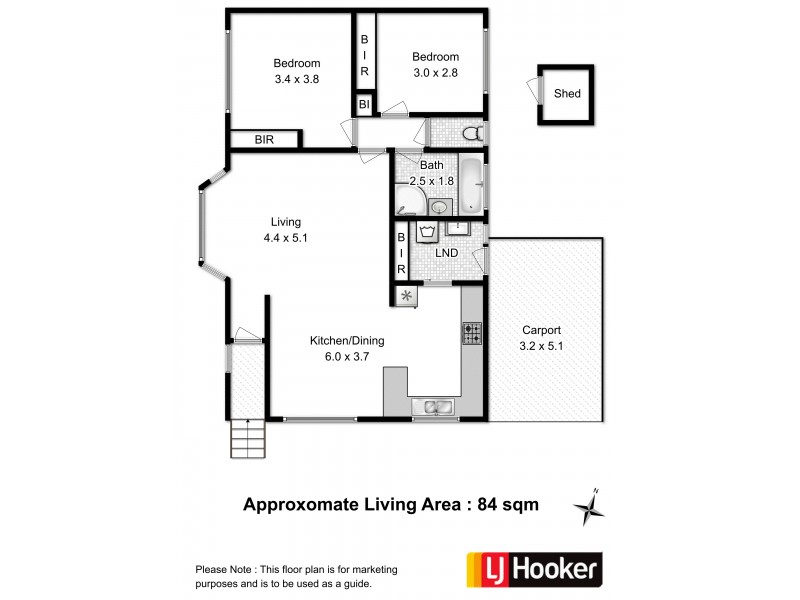 Unit 1/61 Churinga Waters Drive, Old Beach TAS 7017 Floorplan