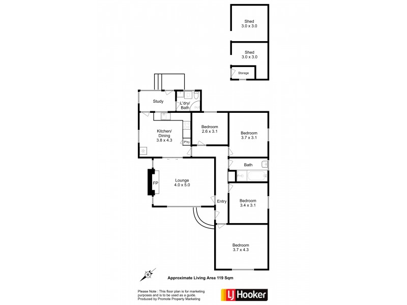 135 Tolosa Street, Glenorchy TAS 7010 Floorplan