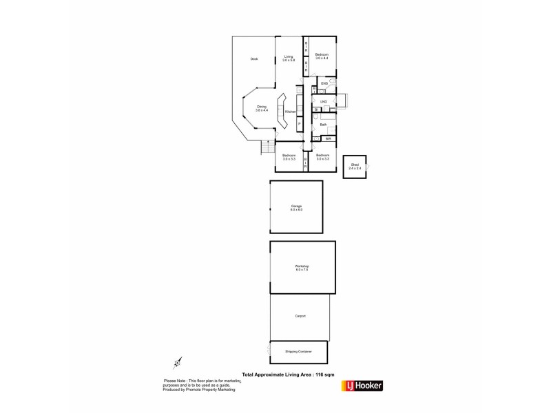 2 Walworth Road, Richmond TAS 7025 Floorplan
