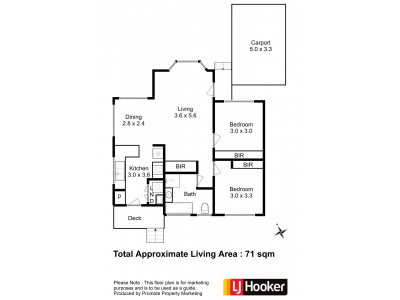 3/29 Mariah Crescent, Oakdowns TAS 7019 Floorplan