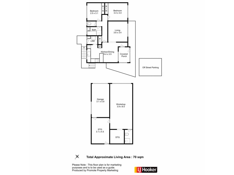 2/7 Priest Place, Glenorchy TAS 7010 Floorplan