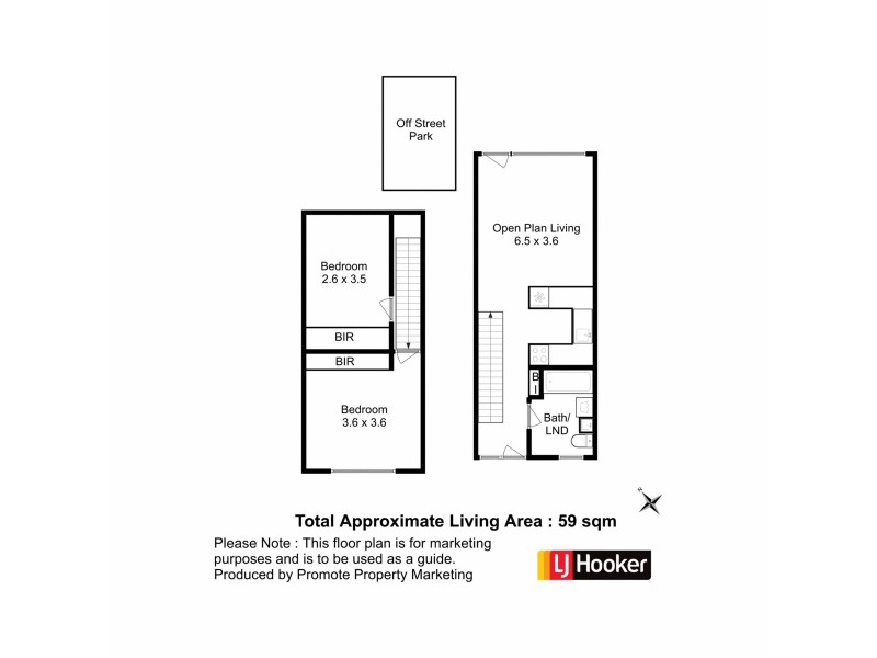 2/12A Lynton Avenue, South Hobart TAS 7004 Floorplan