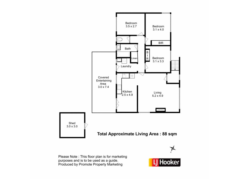 23 Spinifex Road, Risdon Vale TAS 7016 Floorplan