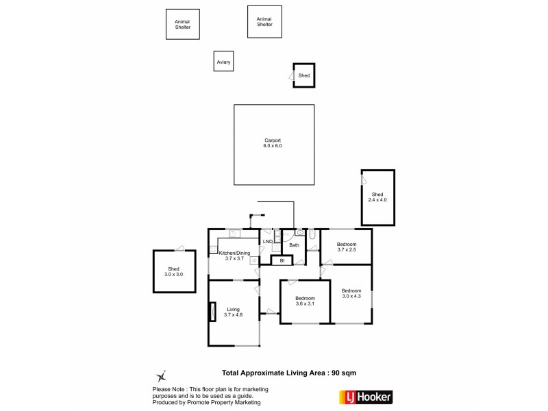 13 Delmore Road, Forcett TAS 7173 Floorplan