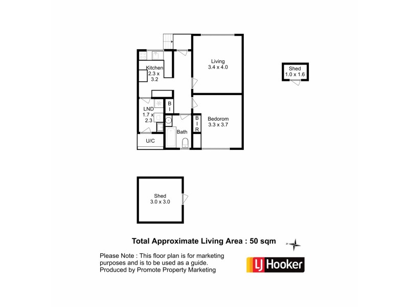 1/526 Main Road, Montrose TAS 7010 Floorplan