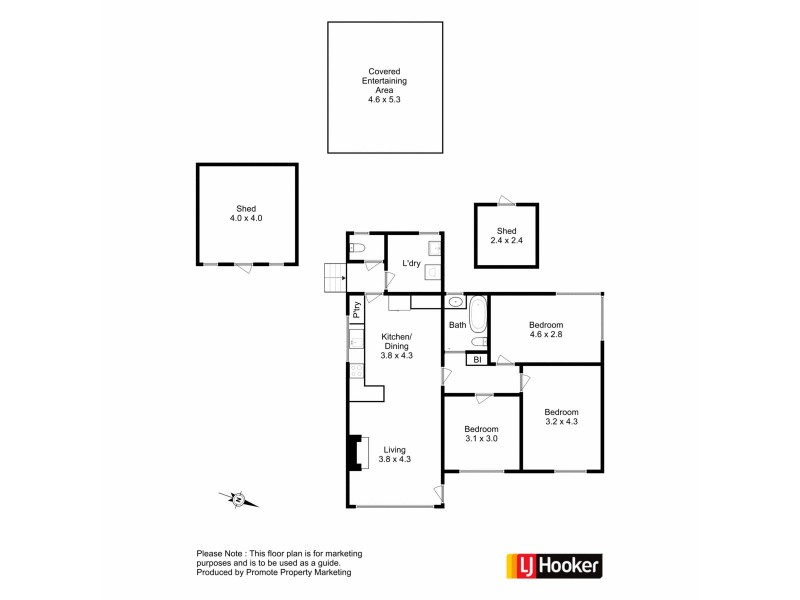 16 Fourth Avenue, New Norfolk TAS 7140 Floorplan
