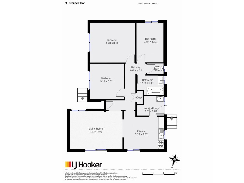 1 Guilford Crescent, Gagebrook TAS 7030 Floorplan