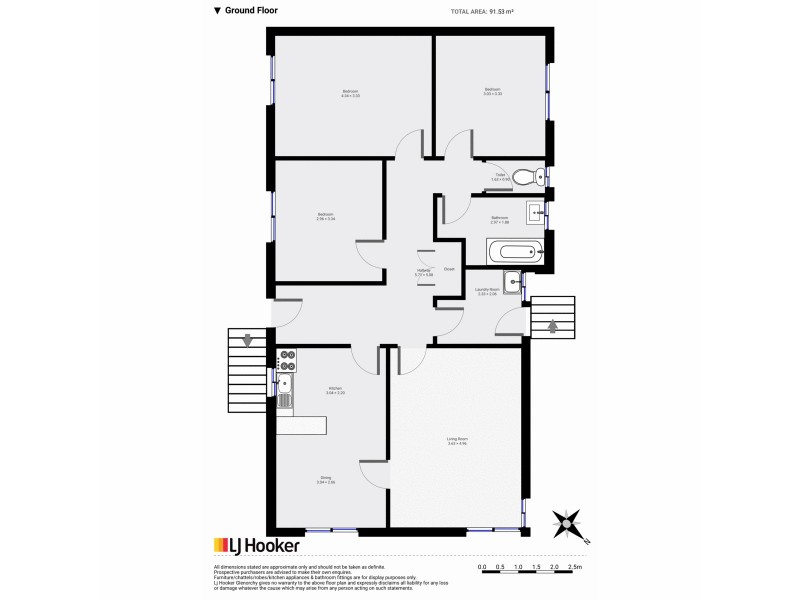 41 Tottenham Road, Gagebrook TAS 7030 Floorplan
