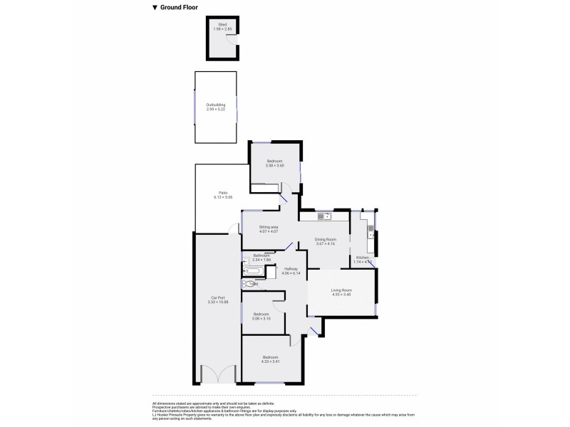 11 Seventh Avenue, New Norfolk TAS 7140 Floorplan