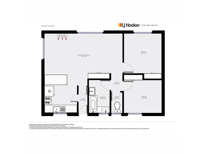 9/13 Fleming Street, Glenorchy TAS 7010 Floorplan