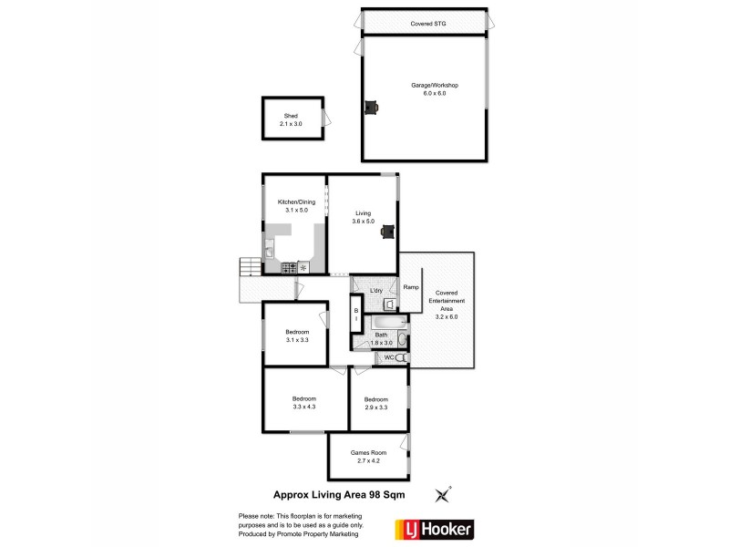 1 Duntroon Court, Rokeby TAS 7019 Floorplan