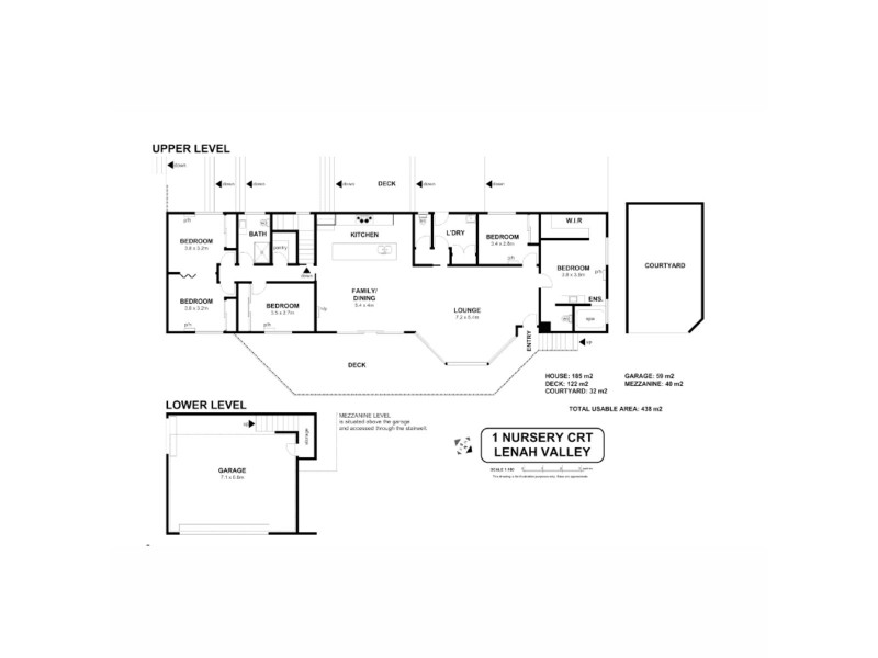 1 Nursery Court, Lenah Valley TAS 7008 Floorplan