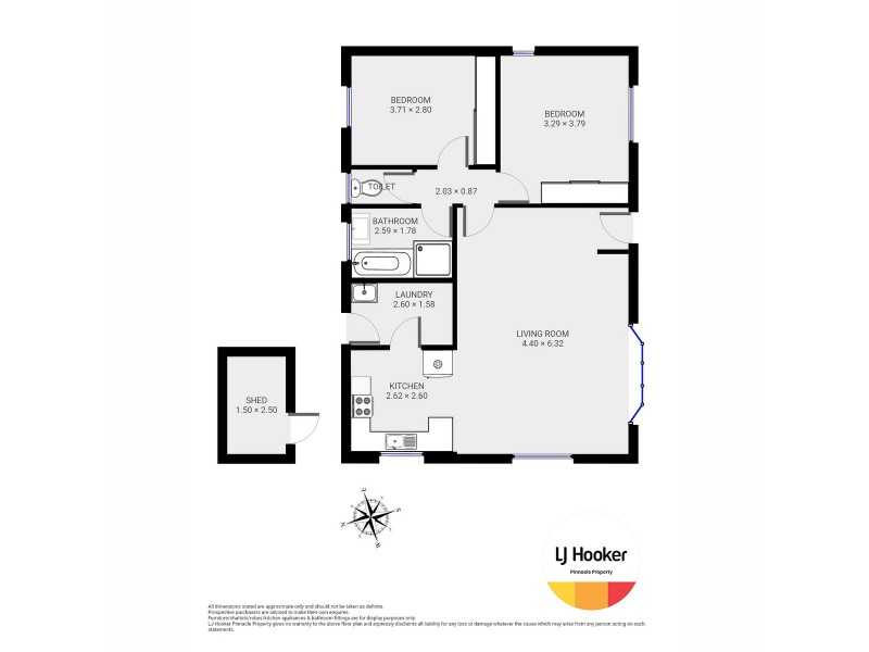 2/14 Lesdelle Street, Claremont TAS 7011 Floorplan