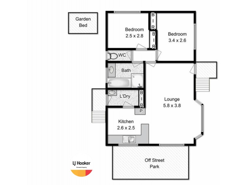 Unit 1/88A Hilton Road, Claremont TAS 7011 Floorplan