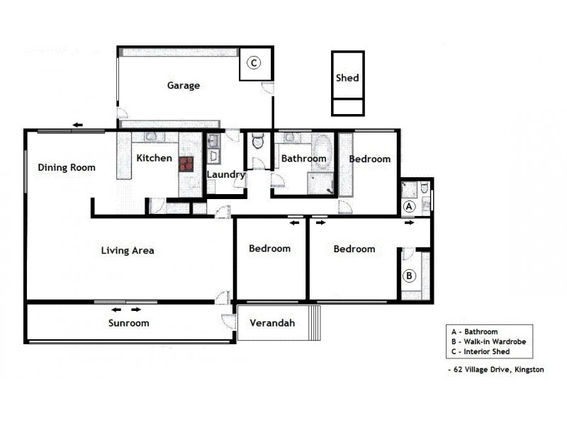 62 Village Drive, Kingston TAS 7050 Floorplan