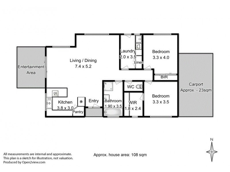 2/2 Tonic Hill Court, Kingston TAS 7050 Floorplan