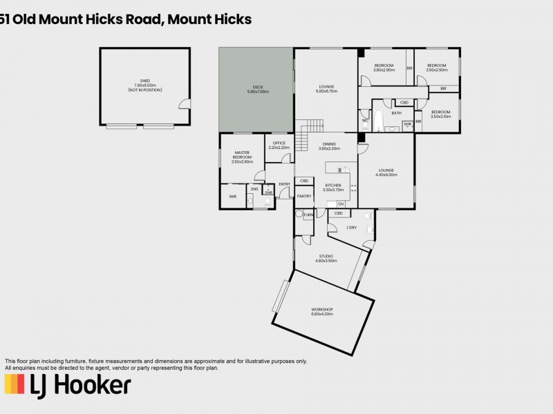 51 Old Mount Hicks Road, Mount Hicks TAS 7325