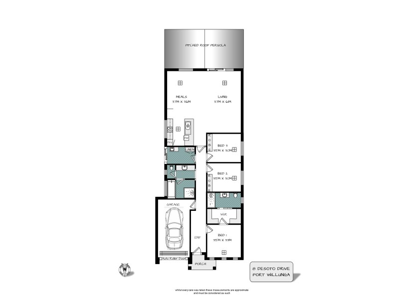 8 Desoto Drive, Port Willunga SA 5173 Floorplan
